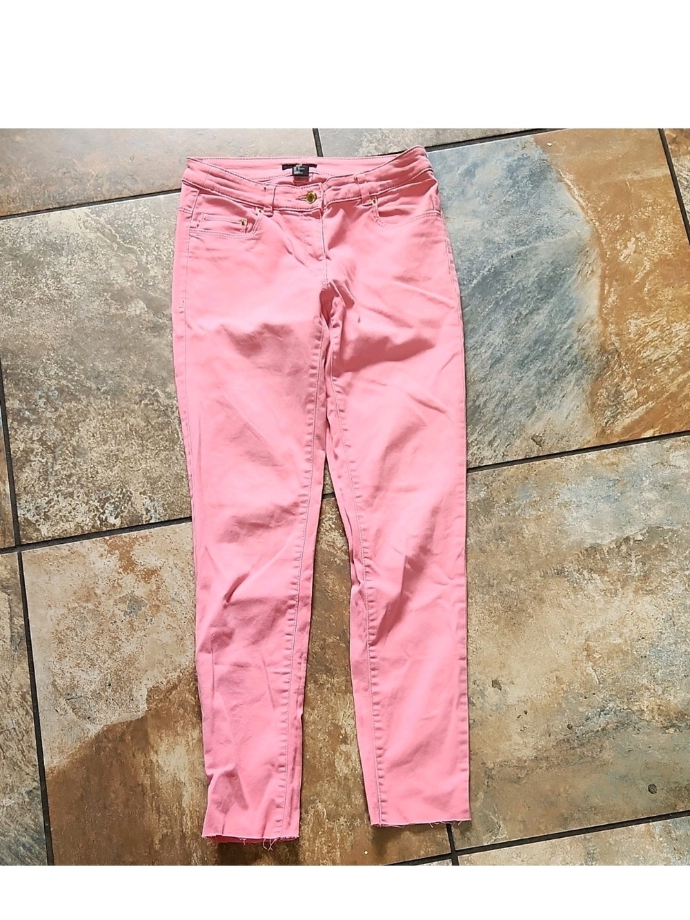 H&M Pink High-Rise Skinny Jeans